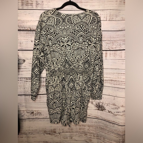 Cotton linen printed romper - Picture 7 of 13